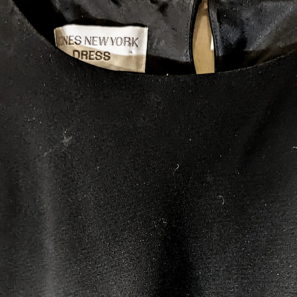 Jones New York Classic Black Dress